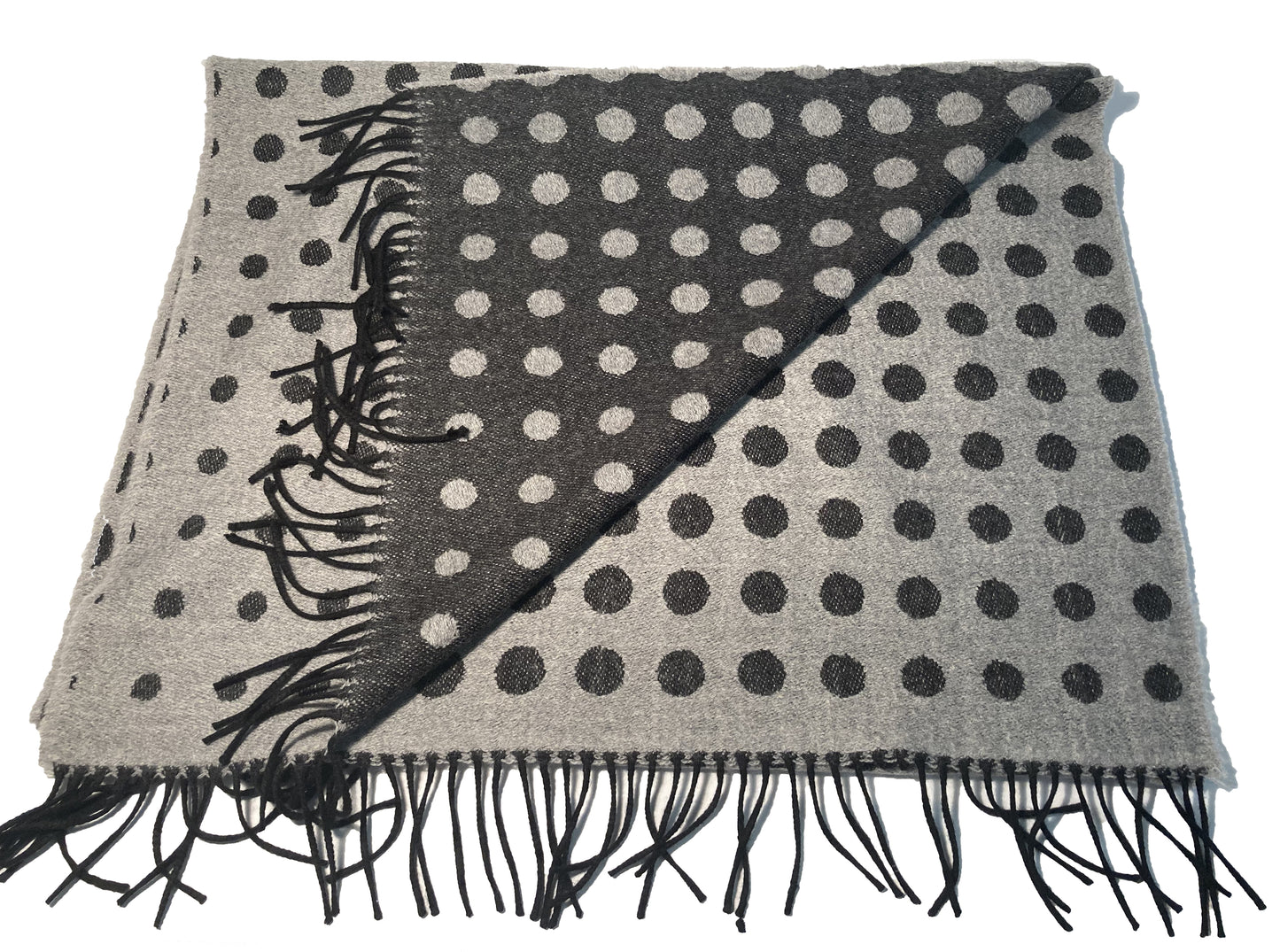 Echarpe/Etole - 100% Laine Mérinos - Pois