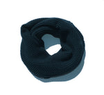 Charger l'image dans la galerie, Écharpe tube en laine - grain de riz - Pétrole