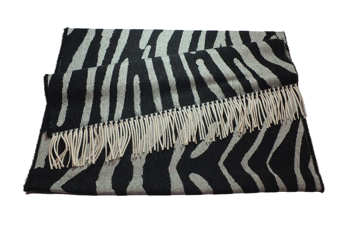 Écharpe/Etole - 100% Laine Mérinos - Zèbre
