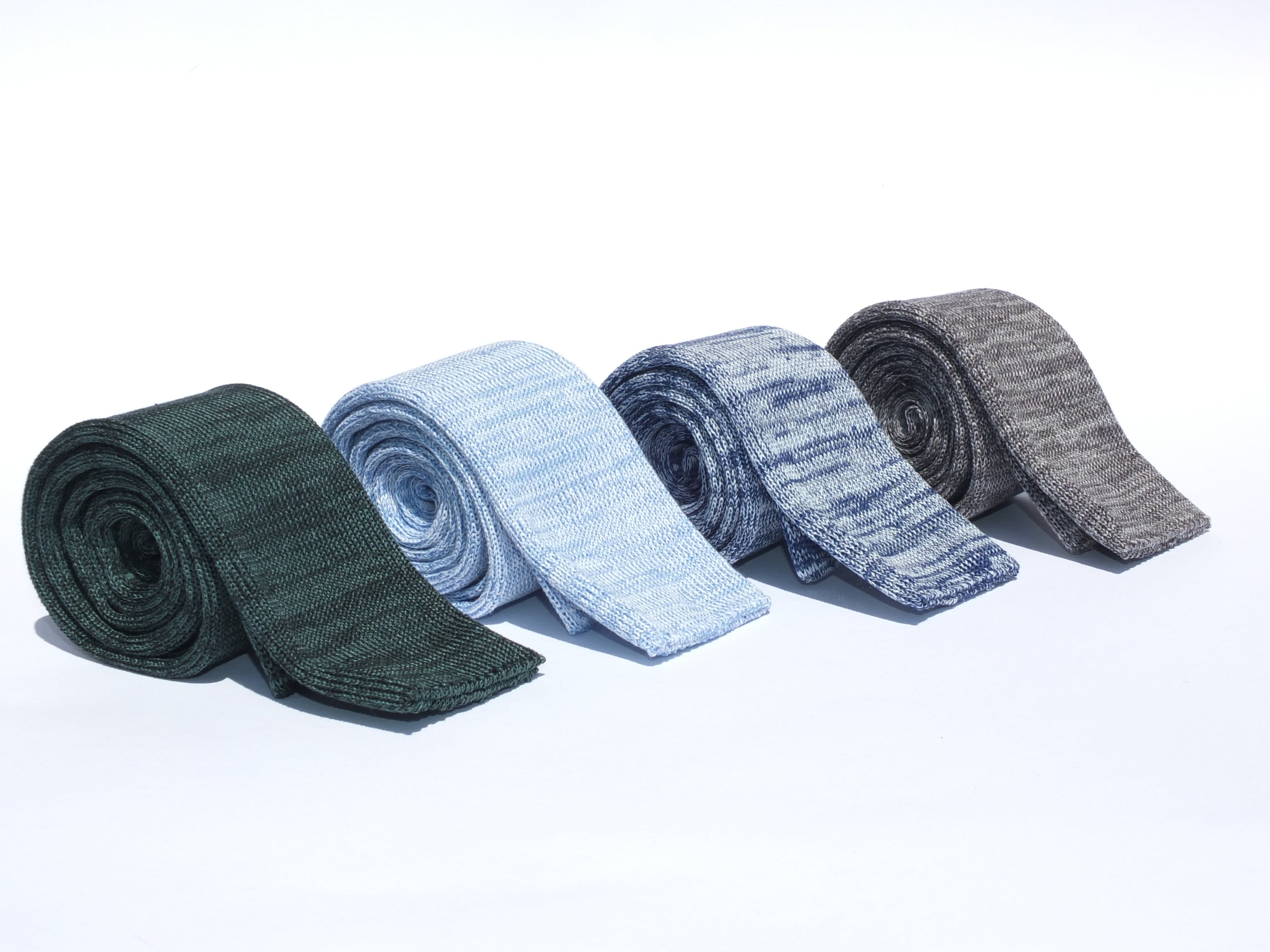 cravatte a maglia in cotone giovanili