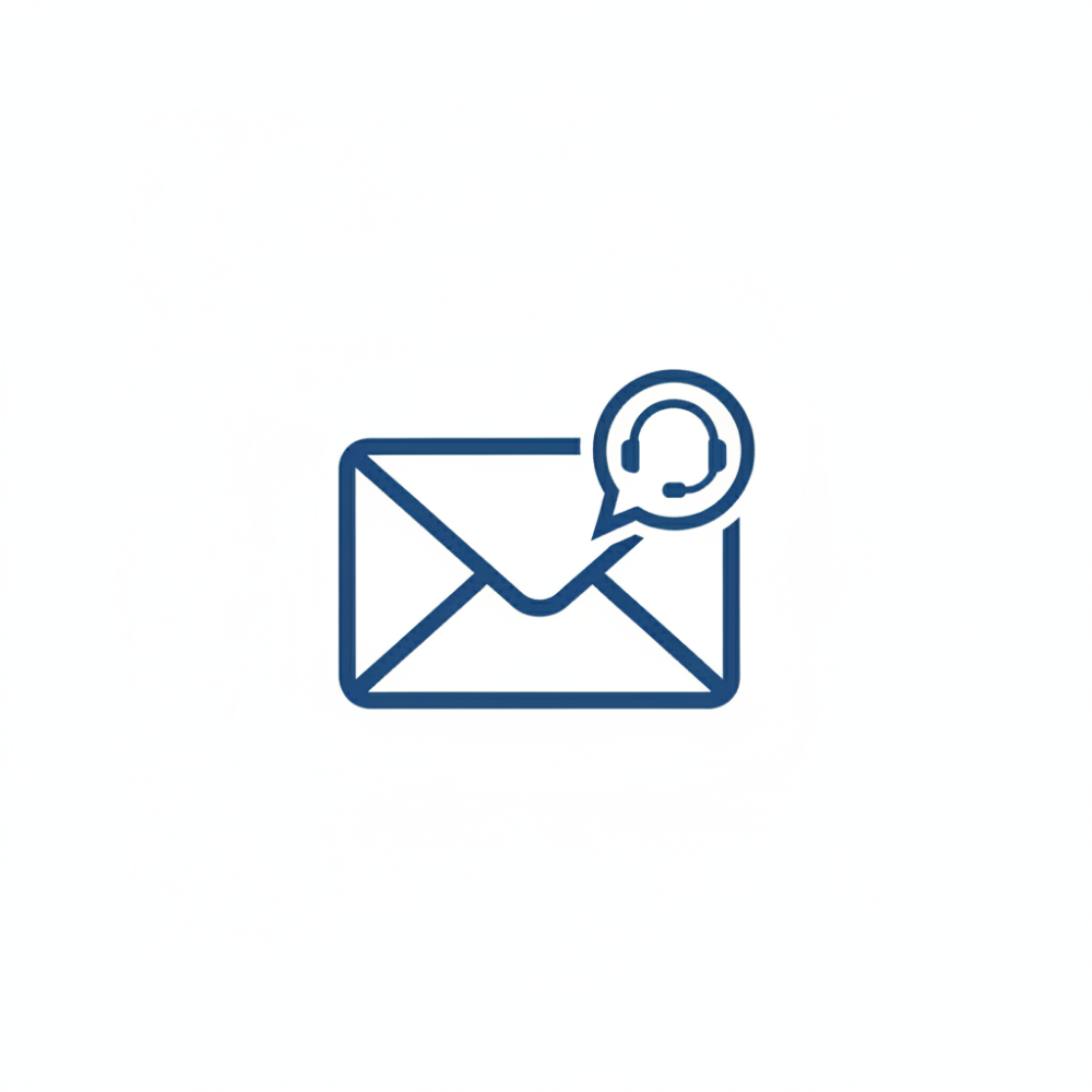 generami un immagine tipo i loghi precendenti per l'assistenza clienti via mail