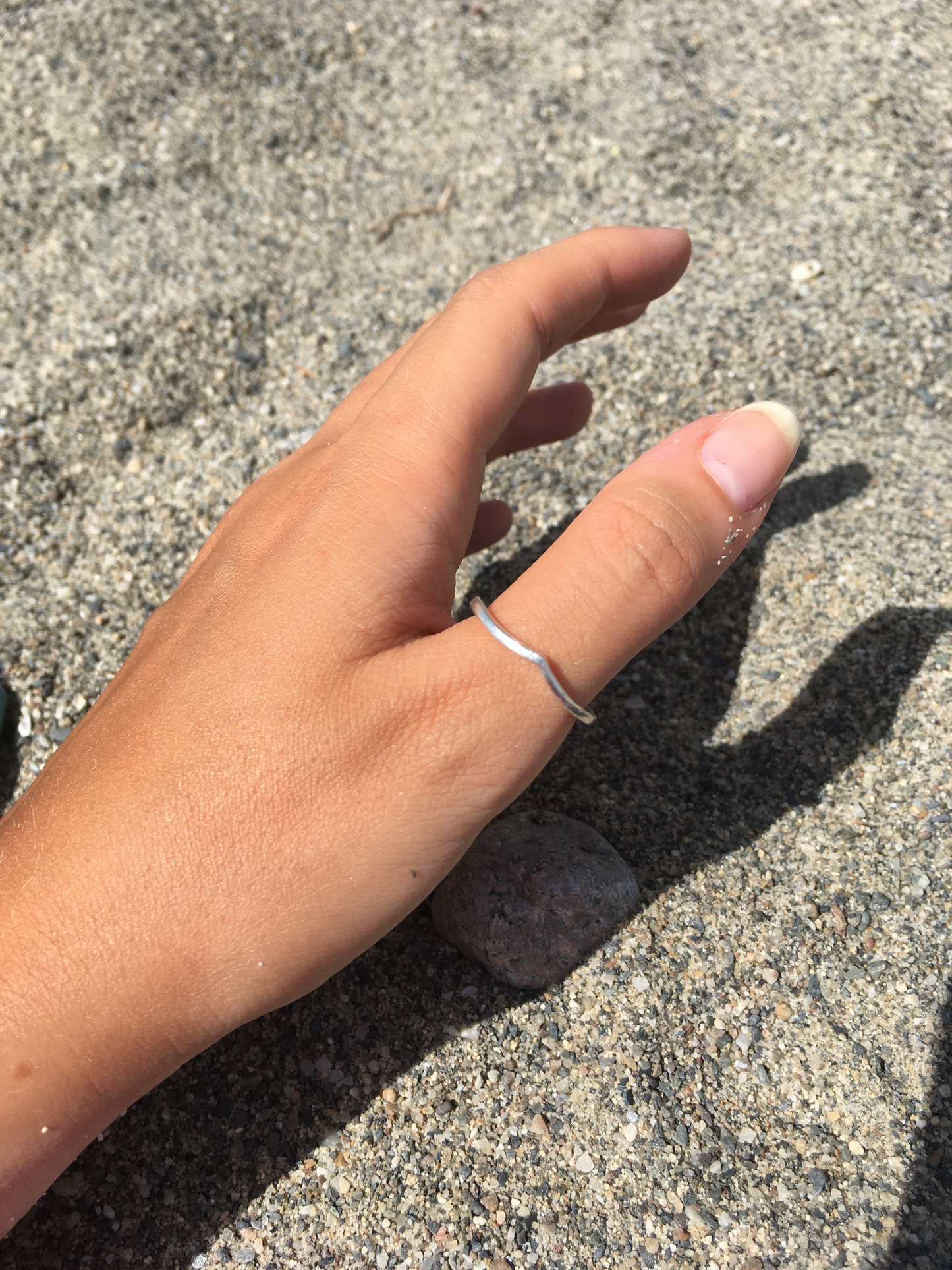 Bague lisse en Argent 925