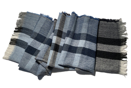 Sciarpa scozzese ampia e morbida