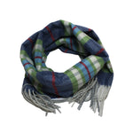 Carica l&#39;immagine nel visualizzatore di Gallery, Sciarpa scozzese - 100% Lana Merino- Blu/Verde
