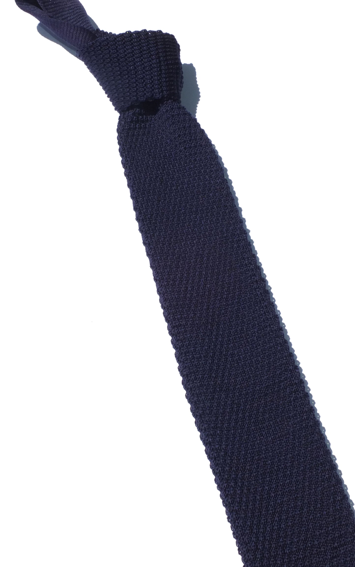 Cravatta a maglia in cotone- Tinta Unita