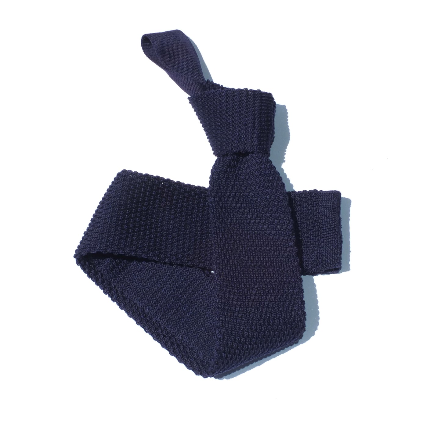 Cravatta a maglia in cotone- Tinta Unita