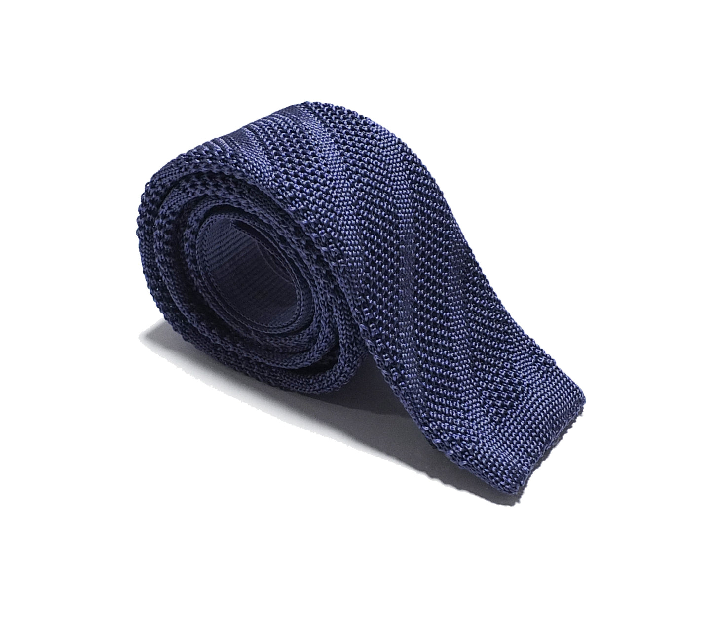 Cravatta a maglia righe diagonali - Seta