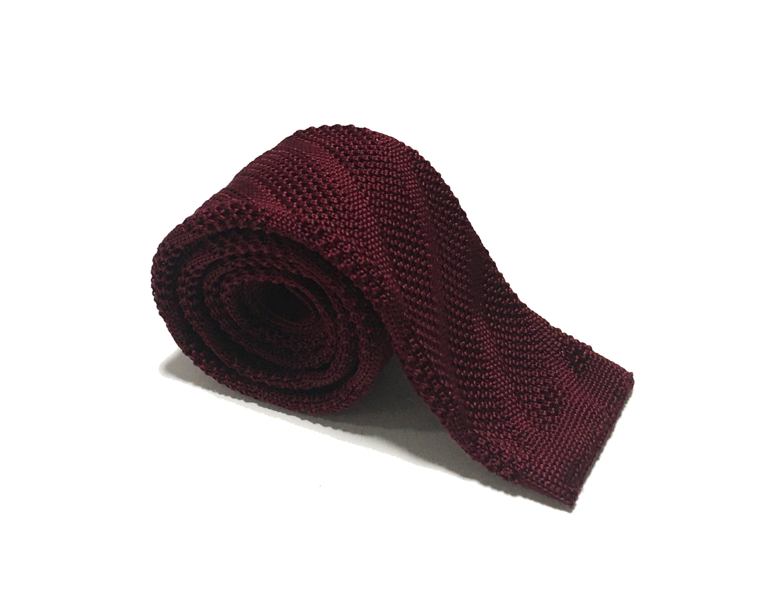 Cravatta a maglia righe diagonali - Seta