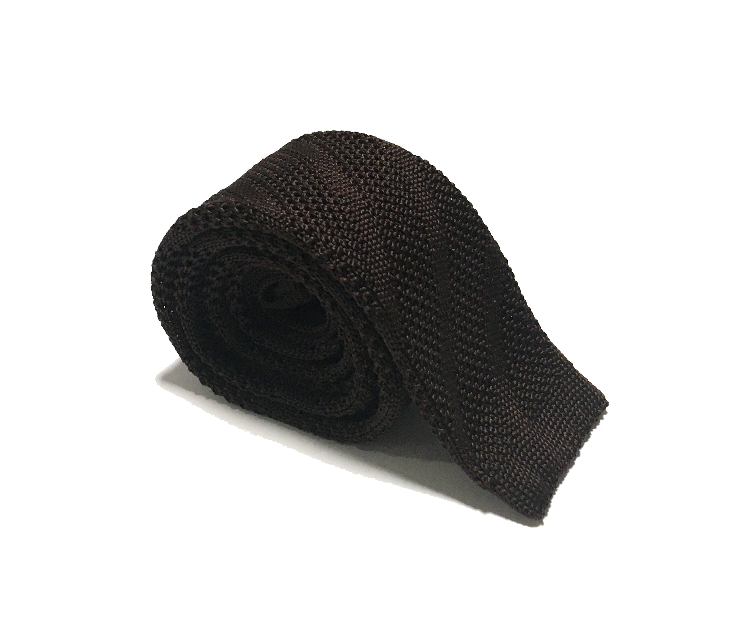 Cravatta a maglia righe diagonali - Seta