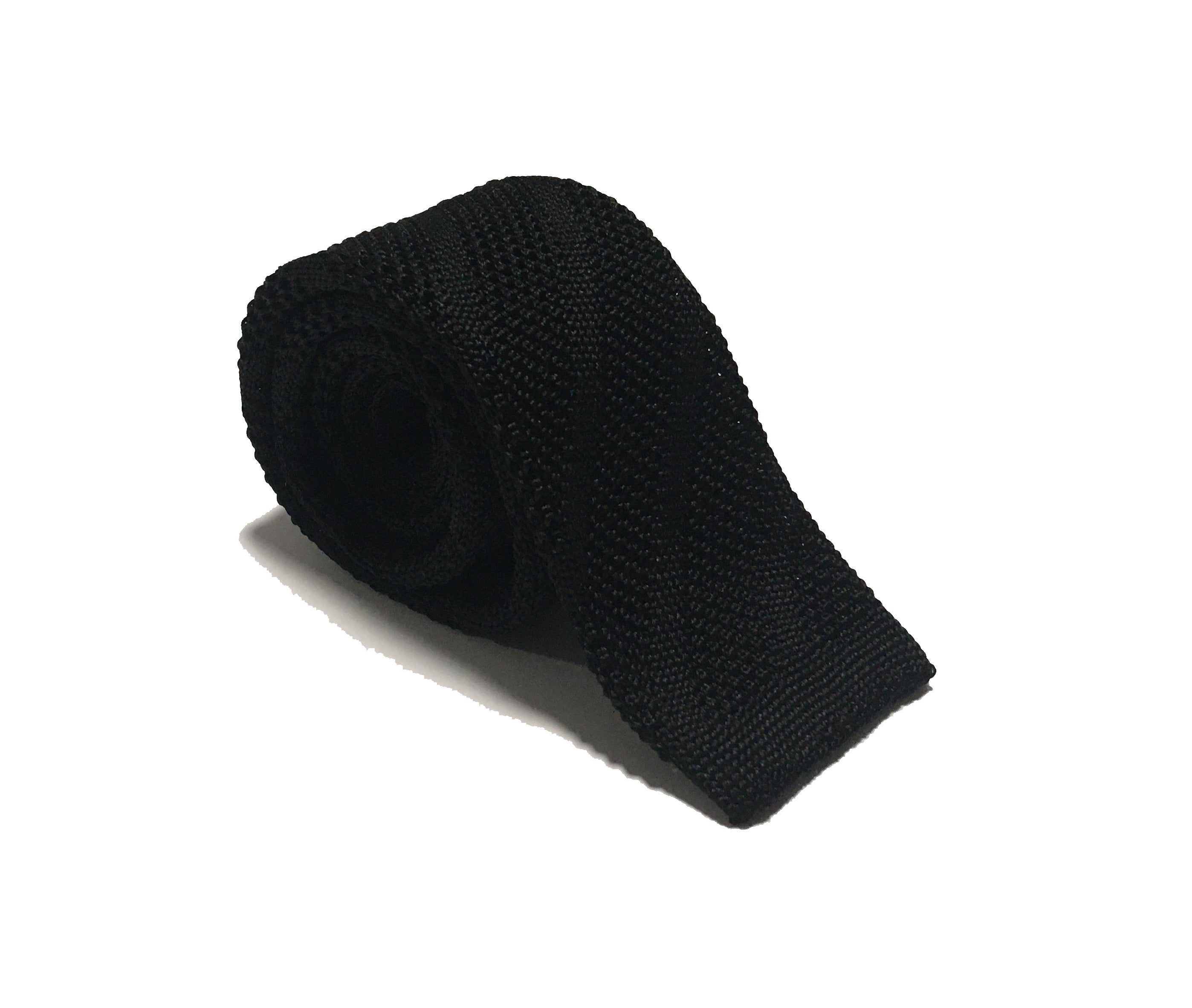 Cravatta a maglia righe diagonali - Seta