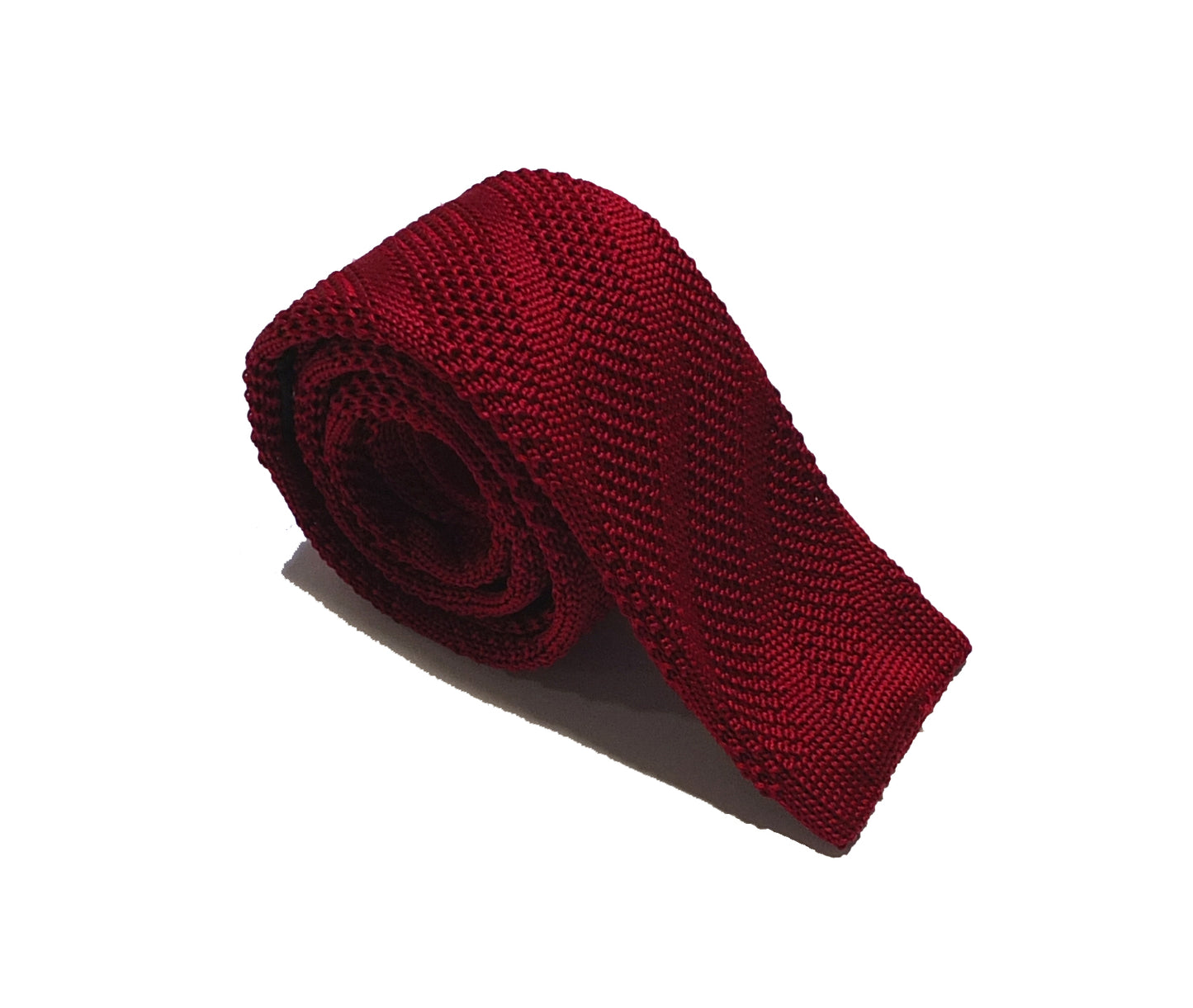 Cravatta a maglia righe diagonali - Seta