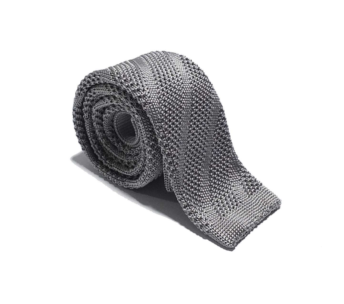 Cravatta a maglia righe diagonali - Seta