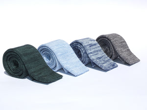 Cravatta a maglia in Cotone a fantasia Mouliné