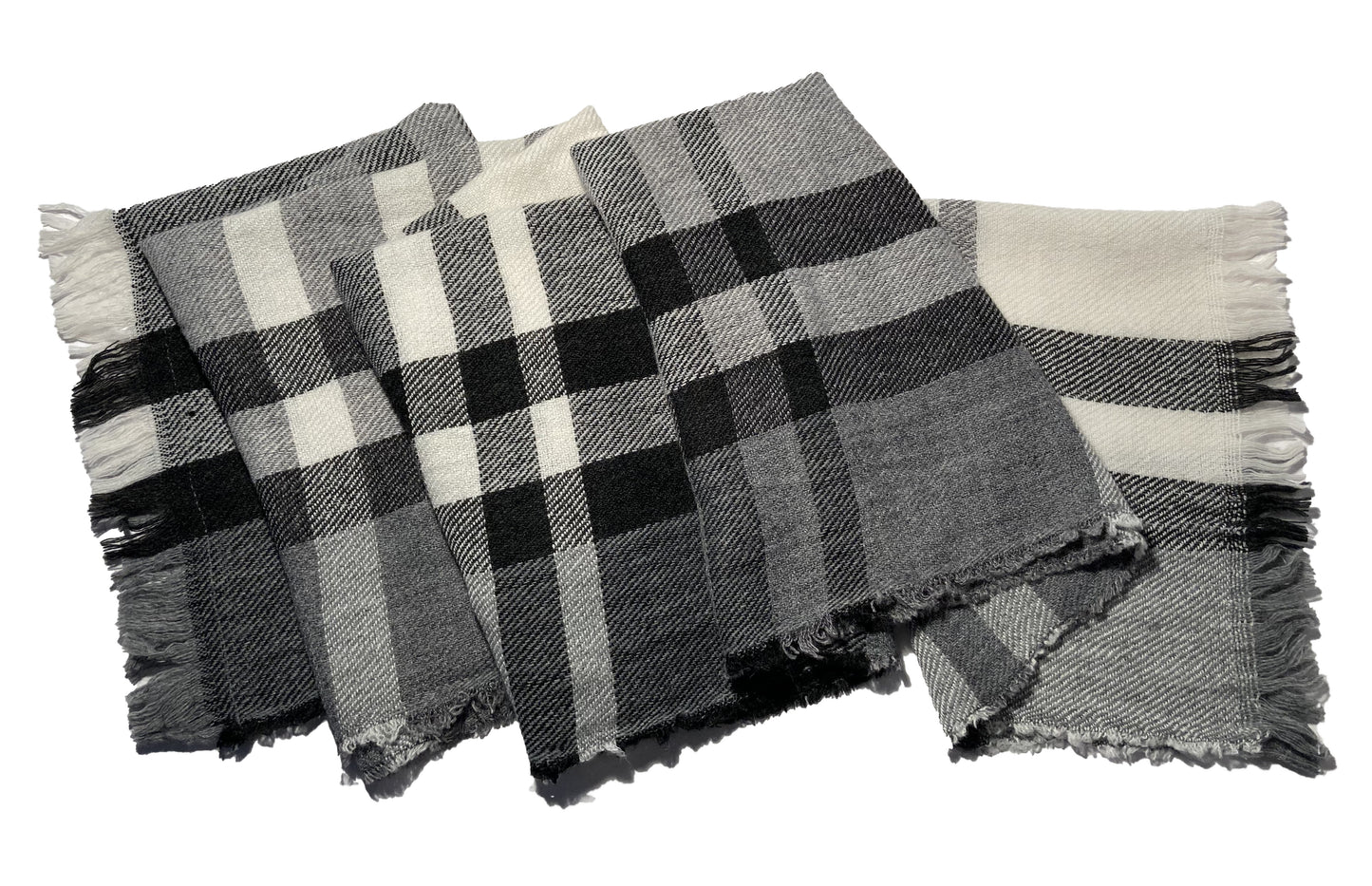 Sciarpa scozzese ampia e morbida