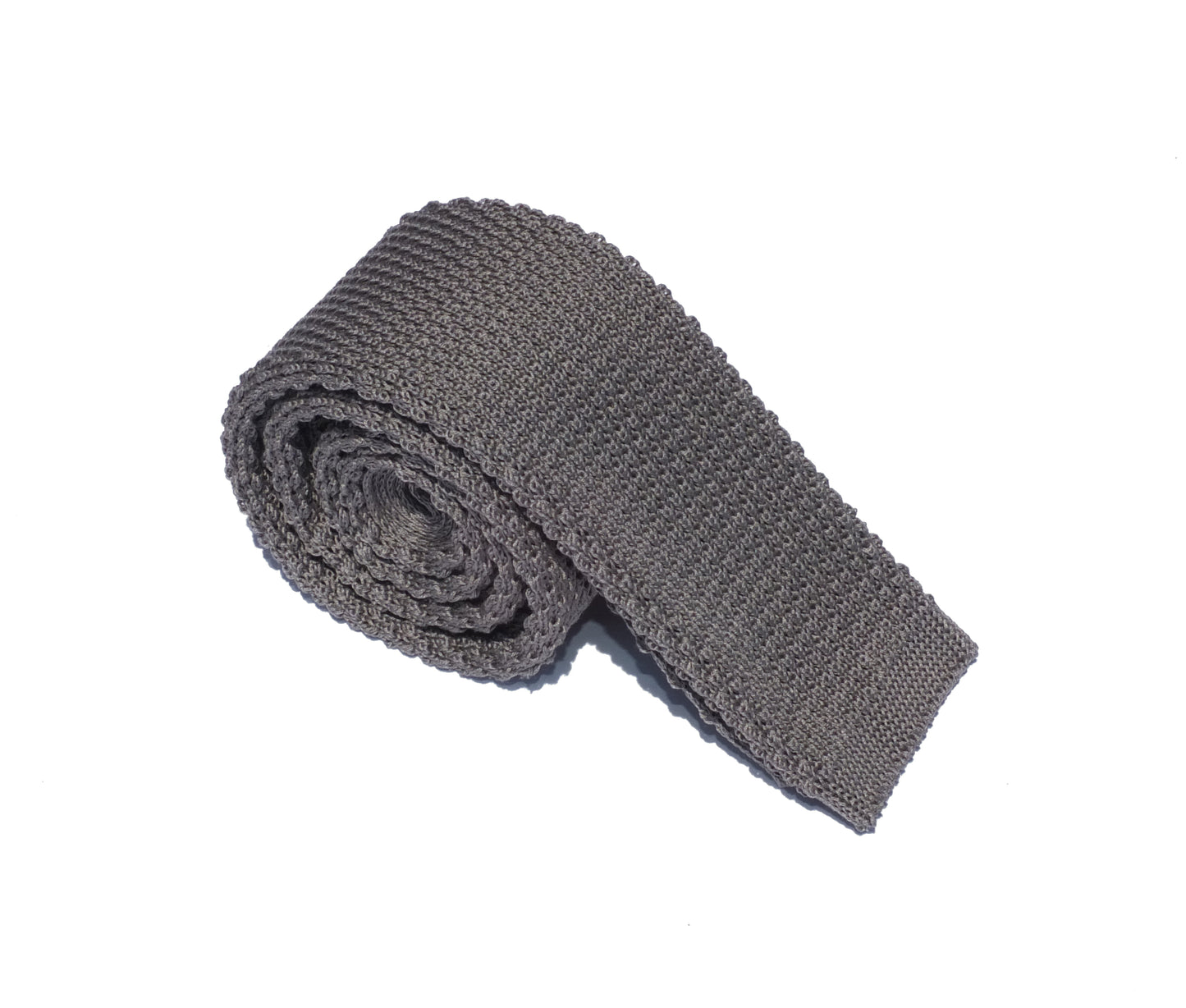 Cravatta a maglia in cotone- Tinta Unita