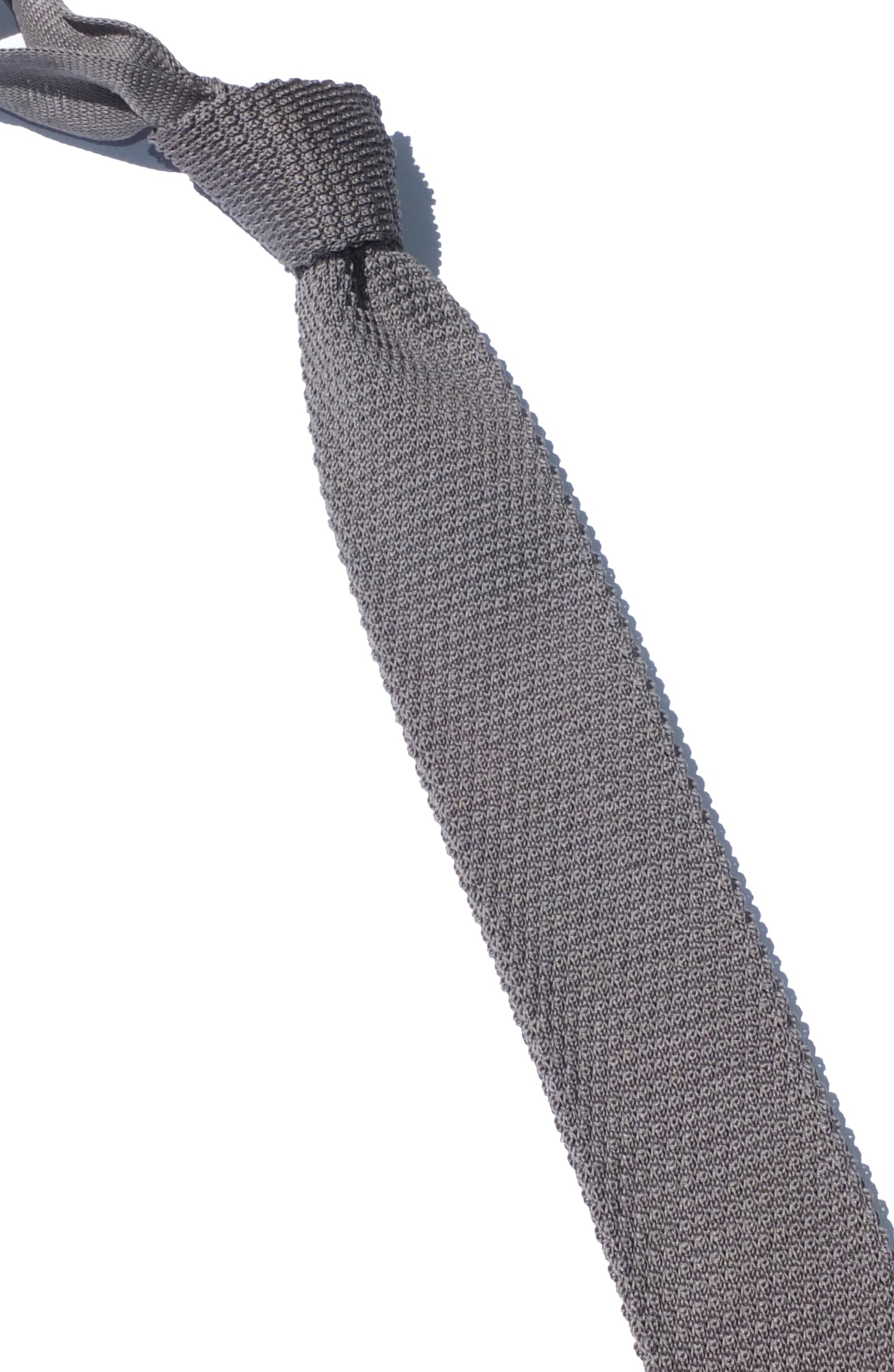 Cravatta a maglia in cotone- Tinta Unita