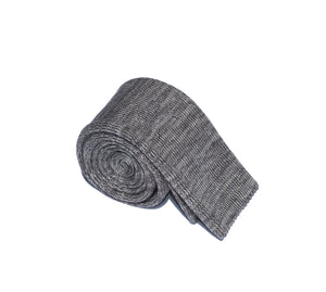 Cravatta a maglia in Cotone a fantasia Mouliné