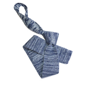 Cravatta a maglia in Cotone a fantasia Mouliné