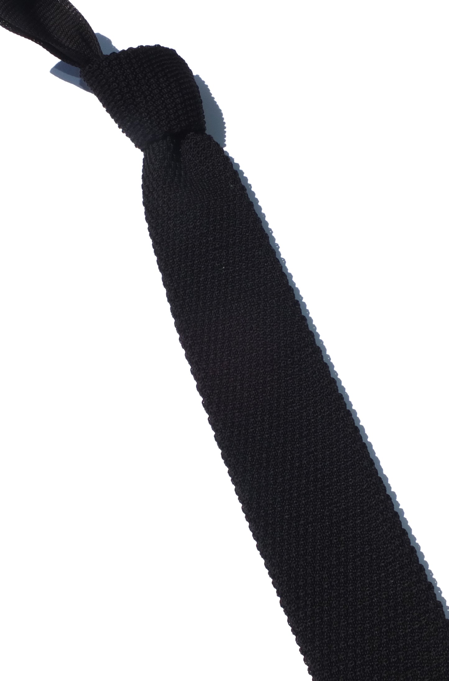 Cravatta a maglia in cotone- Tinta Unita