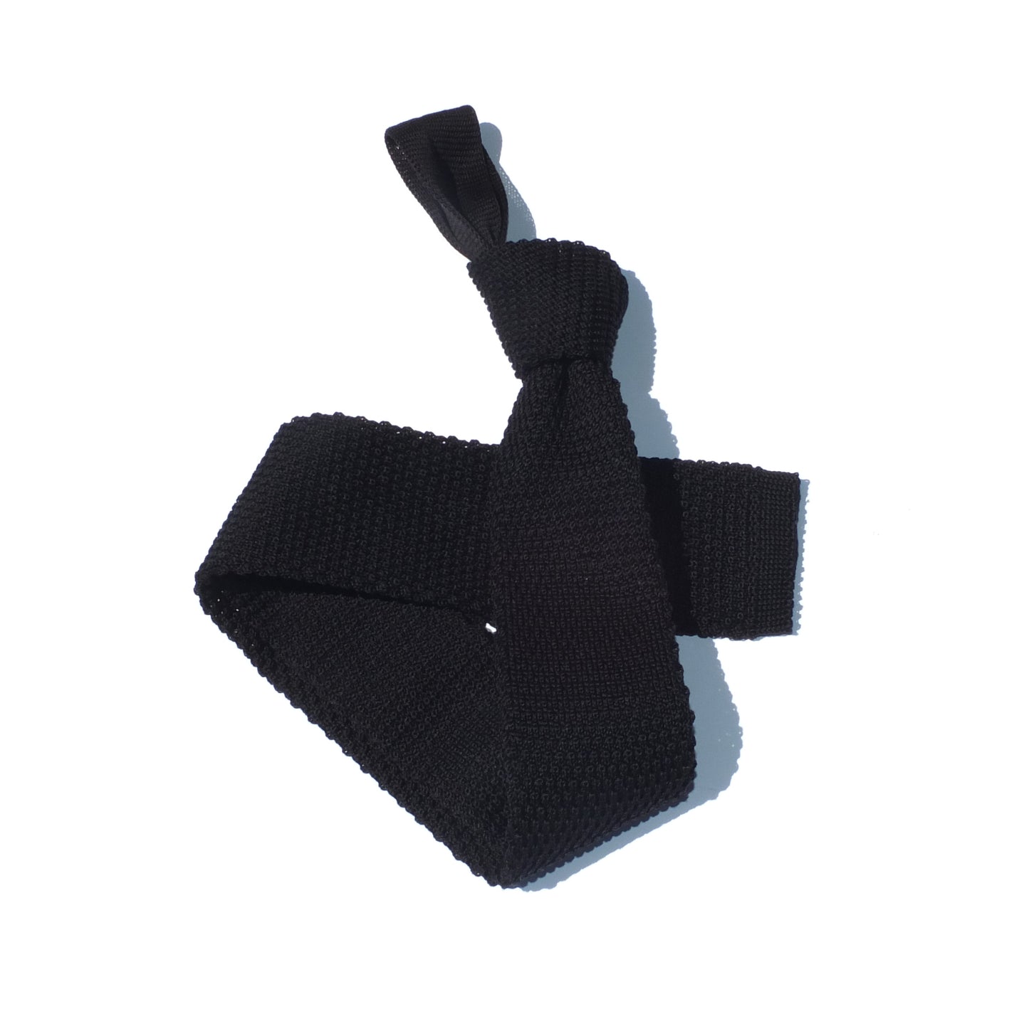 Cravatta a maglia in cotone- Tinta Unita