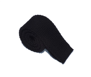 Cravatta a maglia in cotone- Tinta Unita