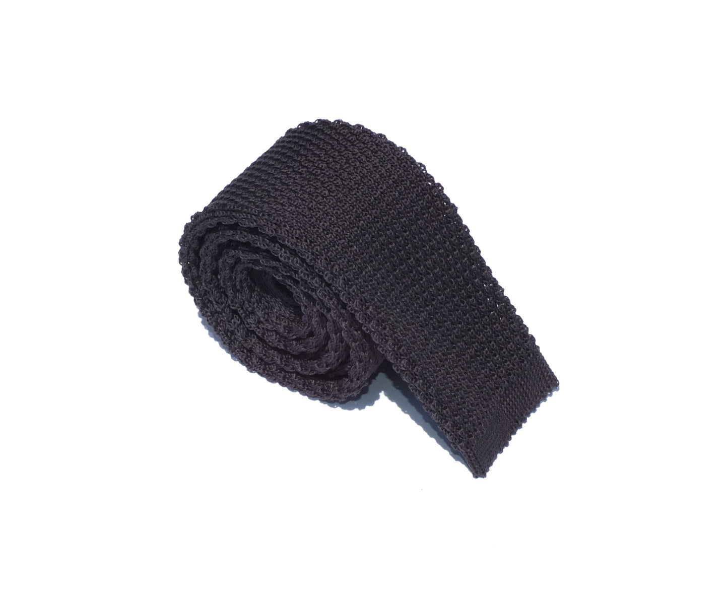 Cravatta a maglia in cotone- Tinta Unita