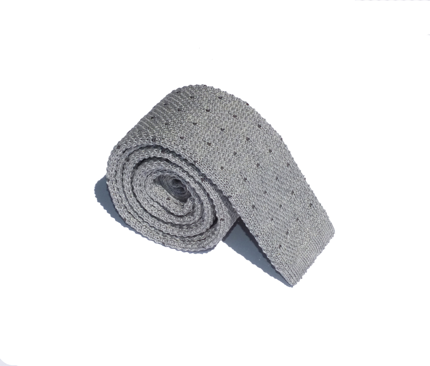 Cravate en maille à pois