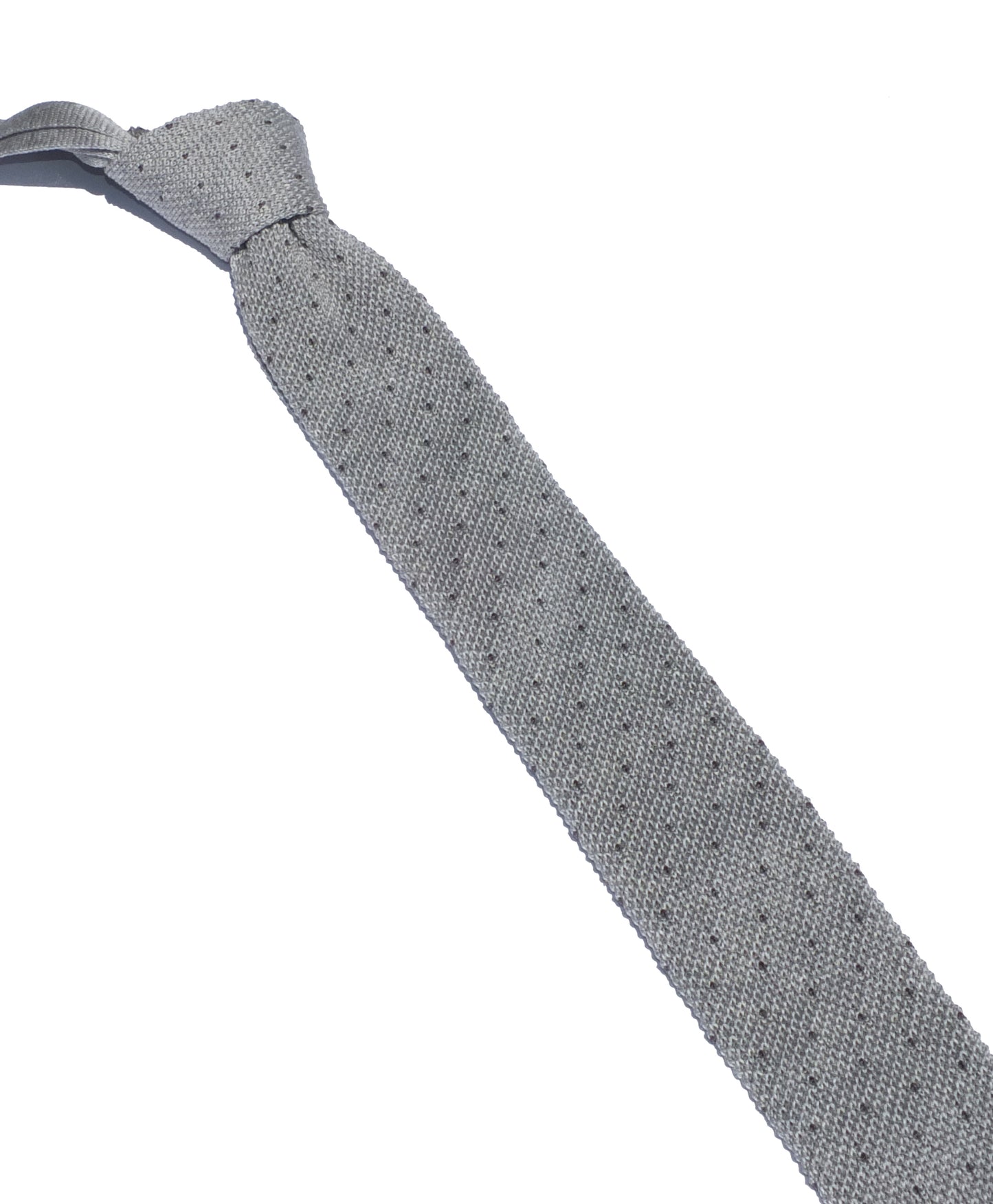 Cravate en maille à pois