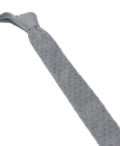 Cravatta in maglia a pois