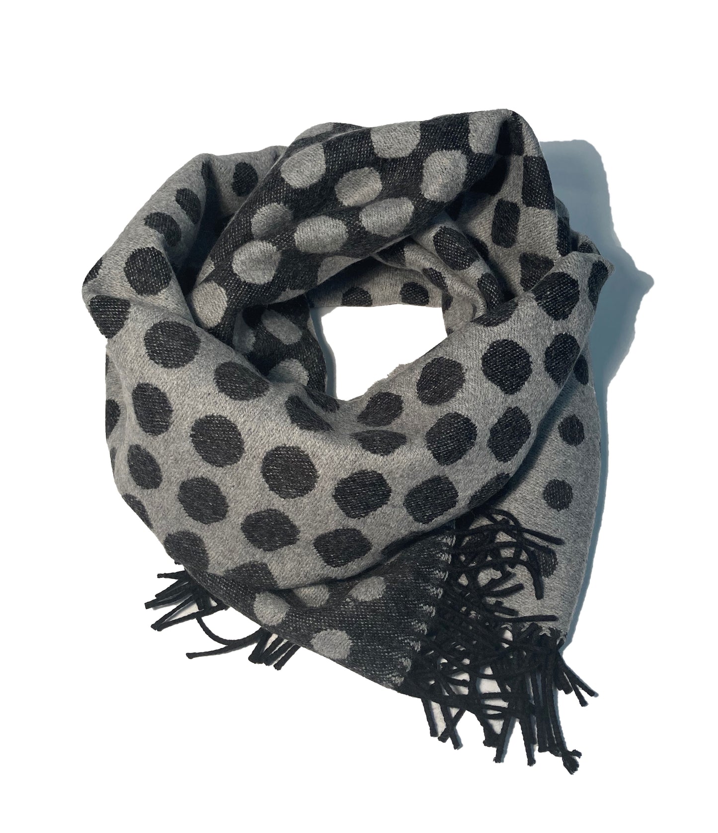 Echarpe/Etole - 100% Laine Mérinos - Pois