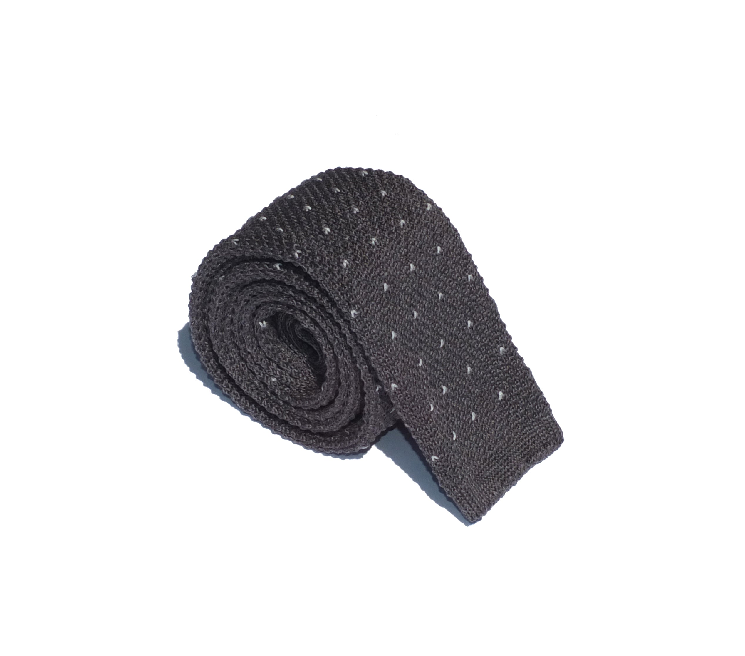 Cravatta in maglia a pois