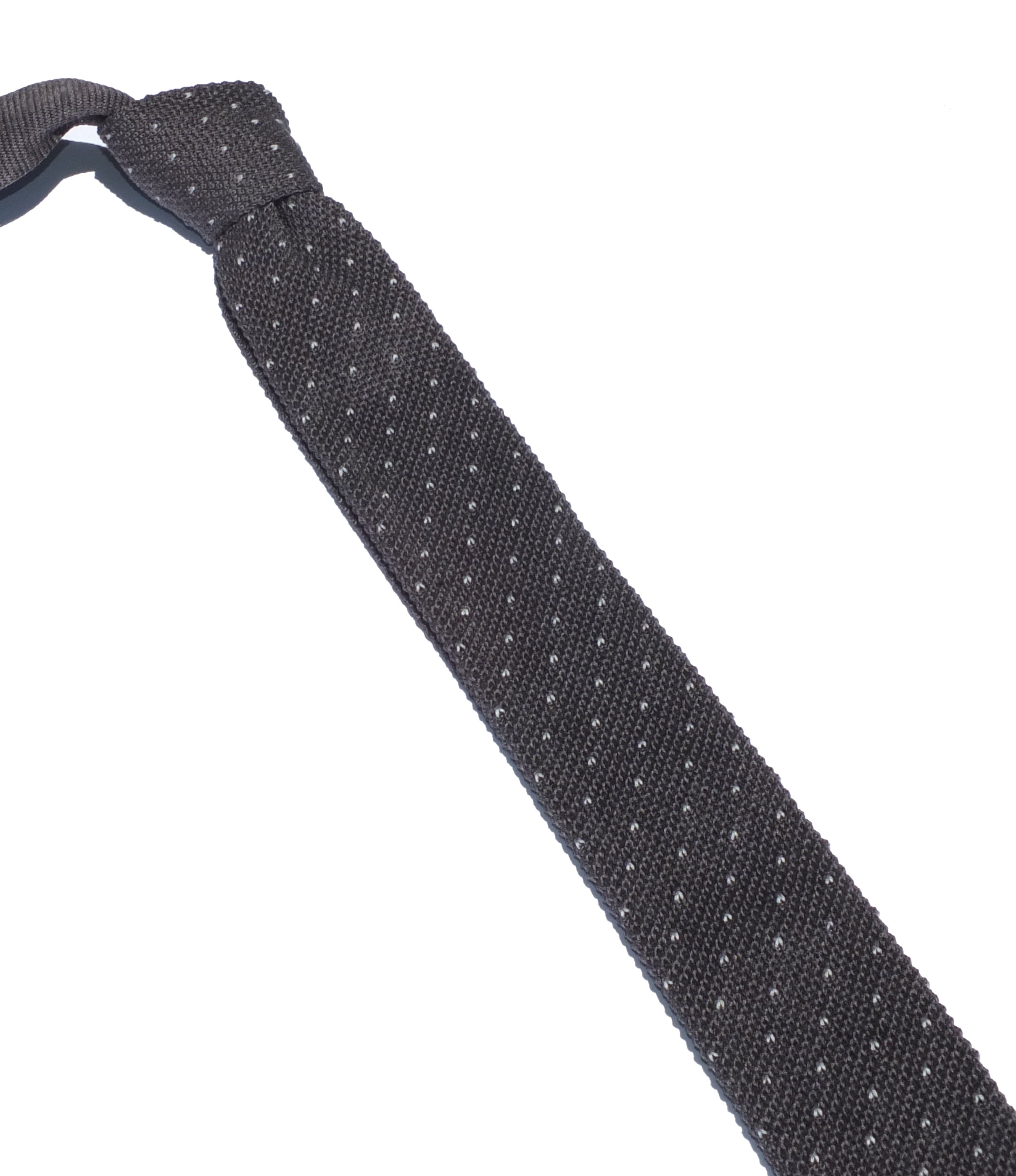 Cravatta in maglia a pois