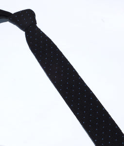 Cravatta in maglia a pois