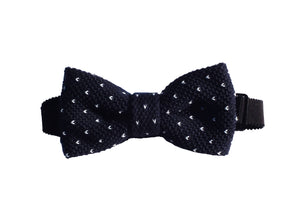 Papillon in maglia a pois - 100% Cotone
