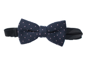Papillon in maglia a pois - 100% Cotone