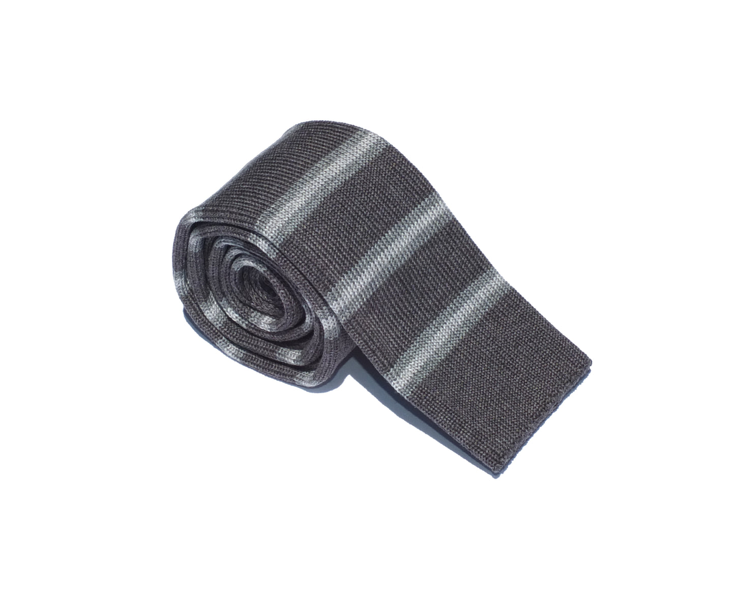 Cravatte a maglia in cotone a righe