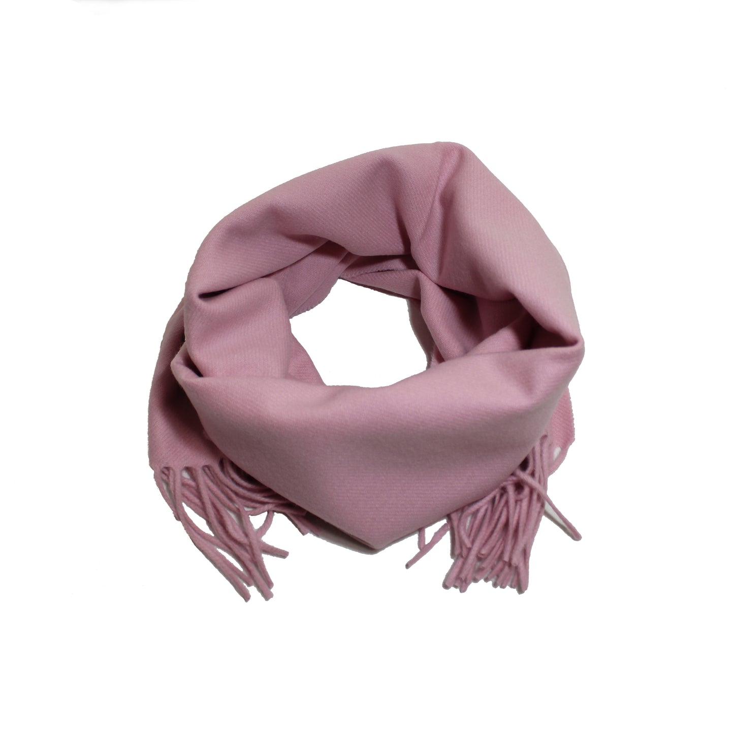 Echarpe unie - 100% laine mérinos - Rose