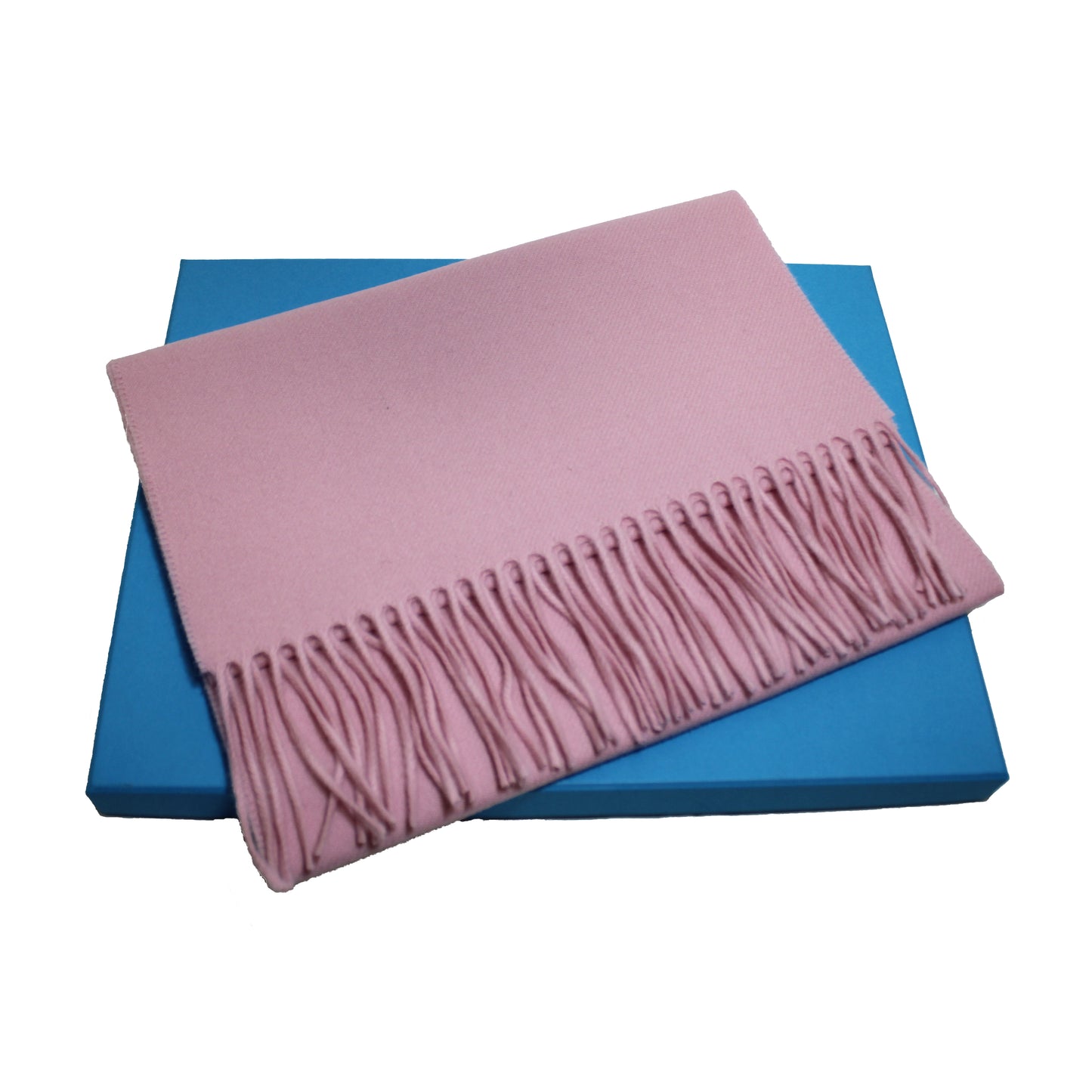 Echarpe unie - 100% laine mérinos - Rose