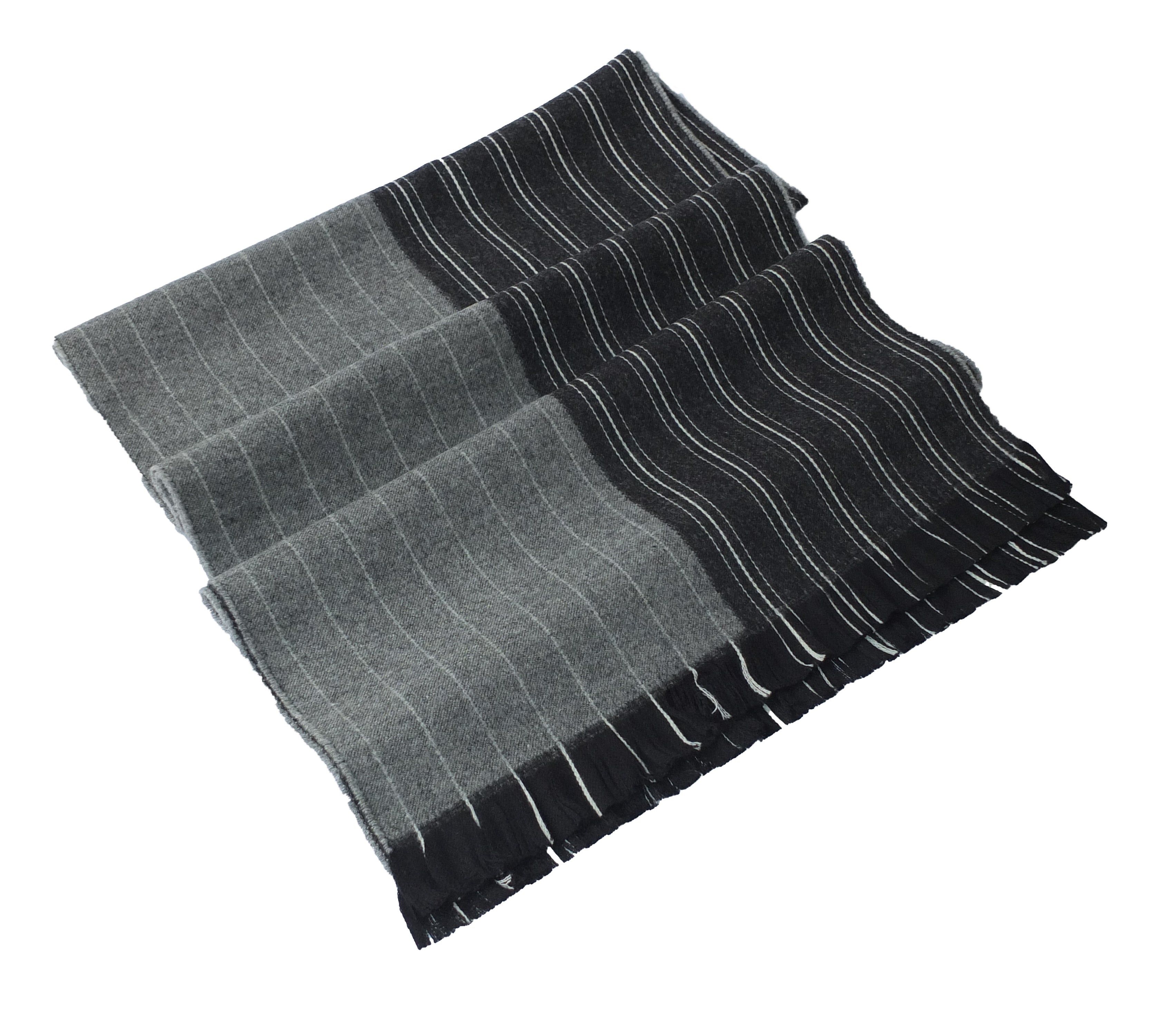 Sciarpa Double Grey- 100% Lana