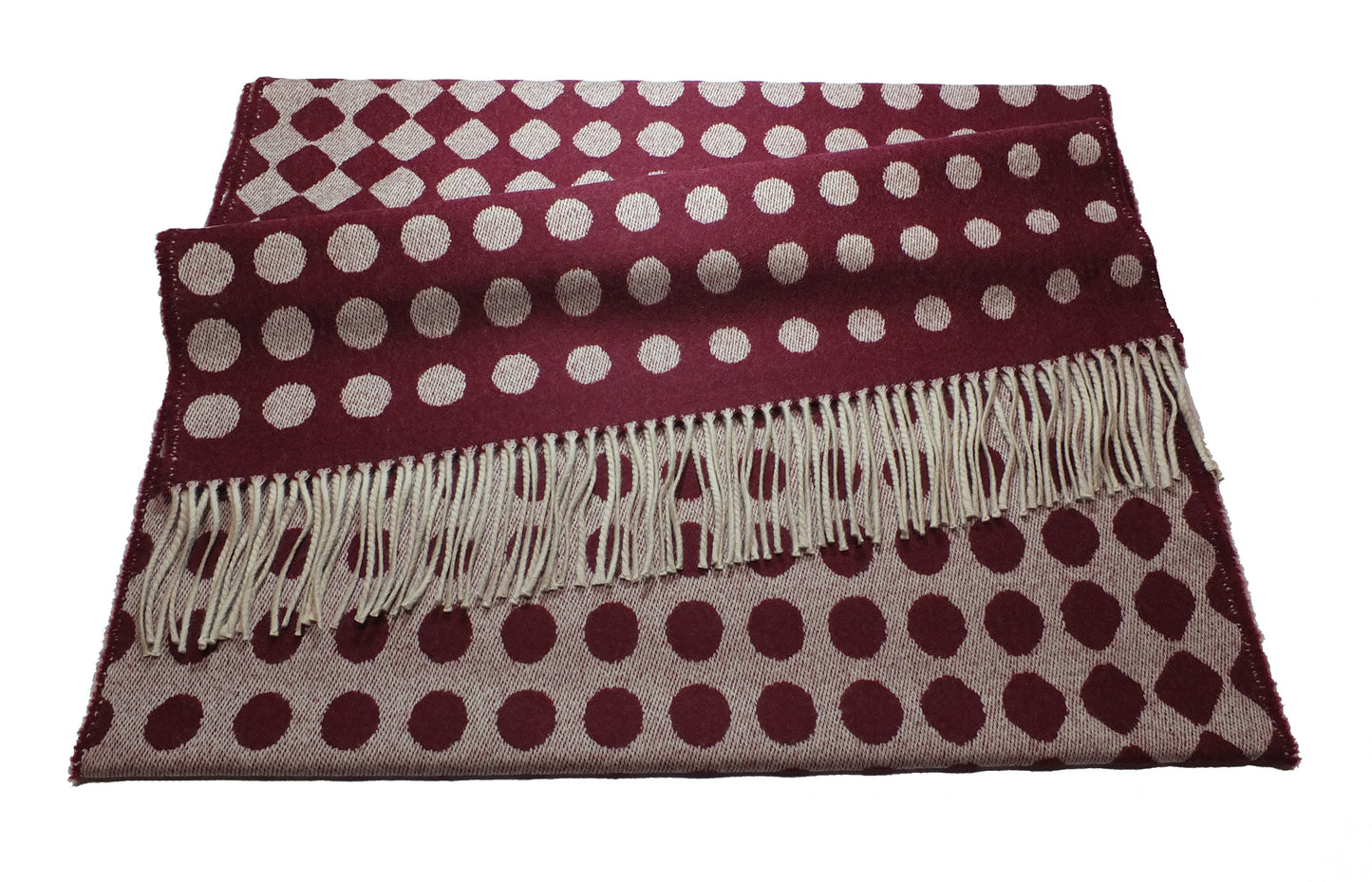 Echarpe/Etole - 100% Laine Mérinos - Pois