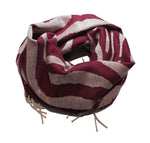 Carica l&#39;immagine nel visualizzatore di Gallery, Sciarpa/Stola- 100% Lana Merino - Zebrata
