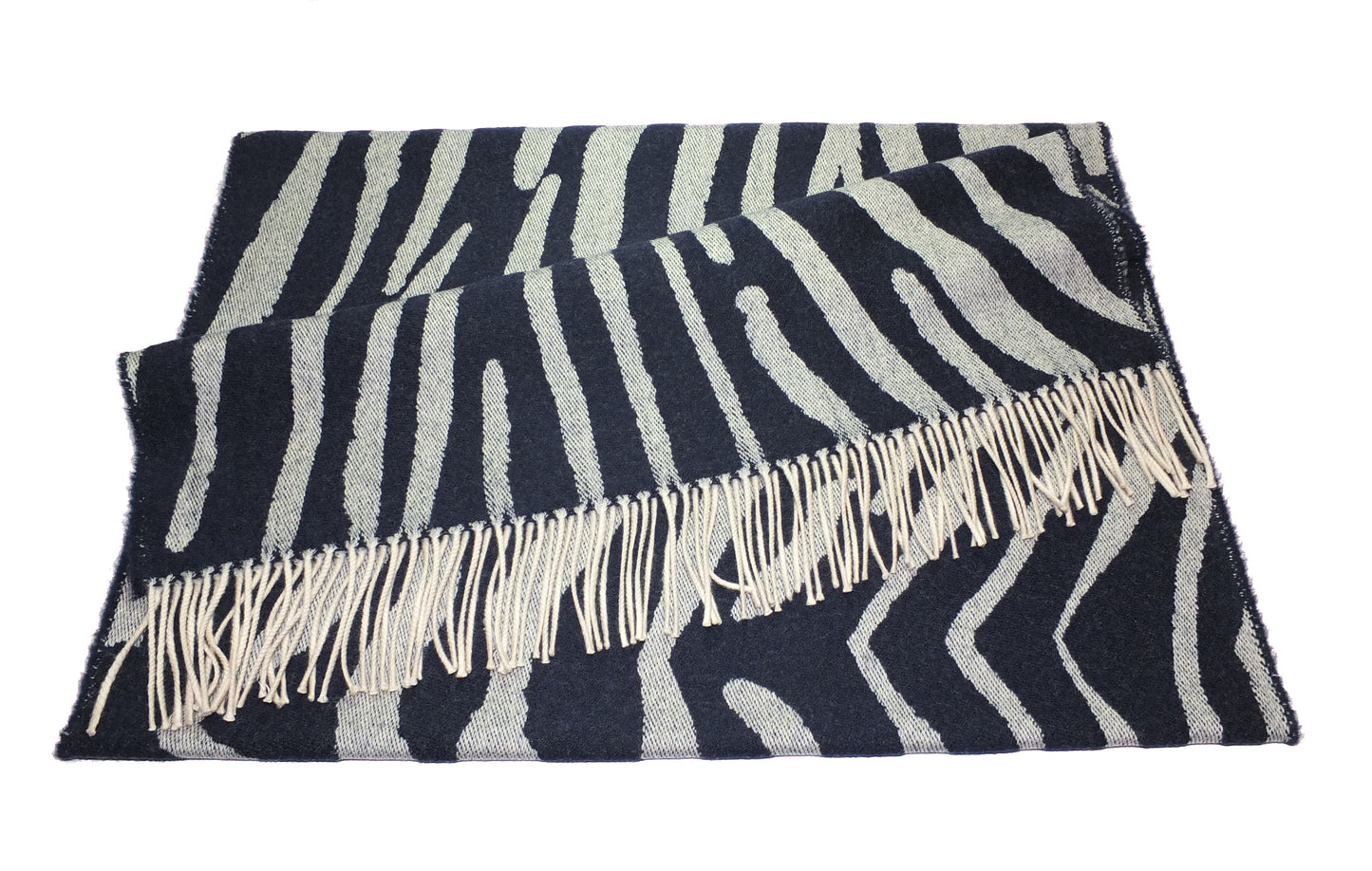 Écharpe/Etole - 100% Laine Mérinos - Zèbre