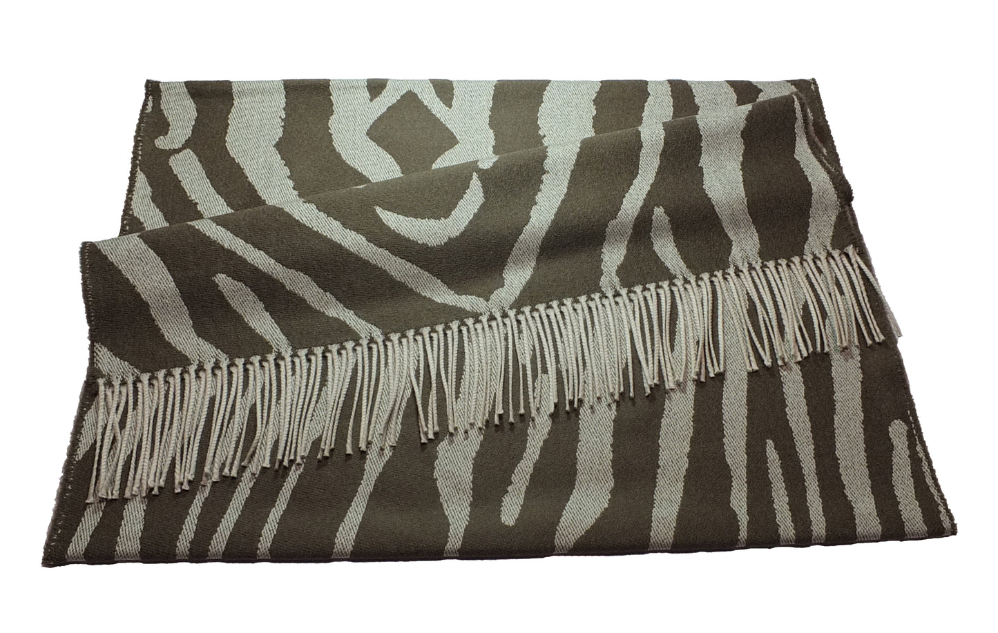 Écharpe/Etole - 100% Laine Mérinos - Zèbre