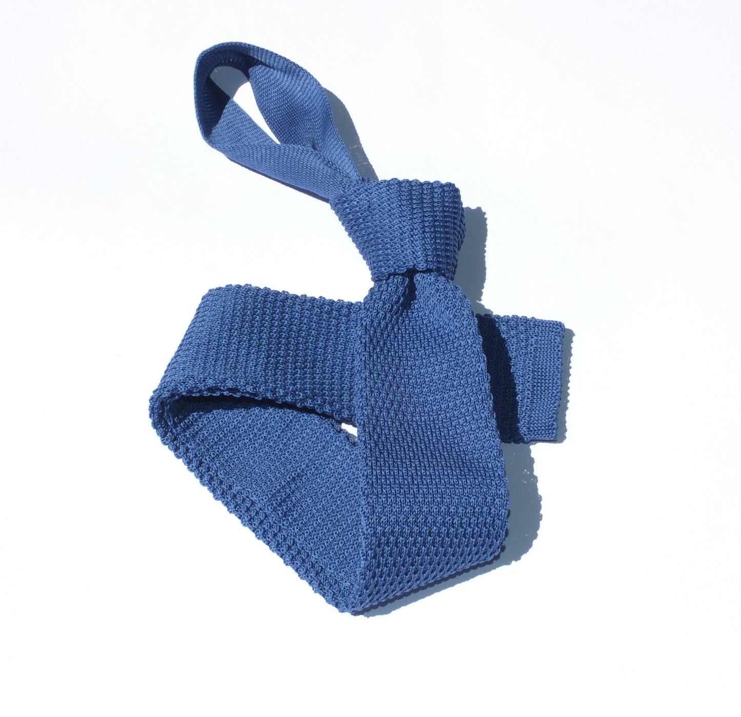 Cravatta a maglia in cotone- Tinta Unita