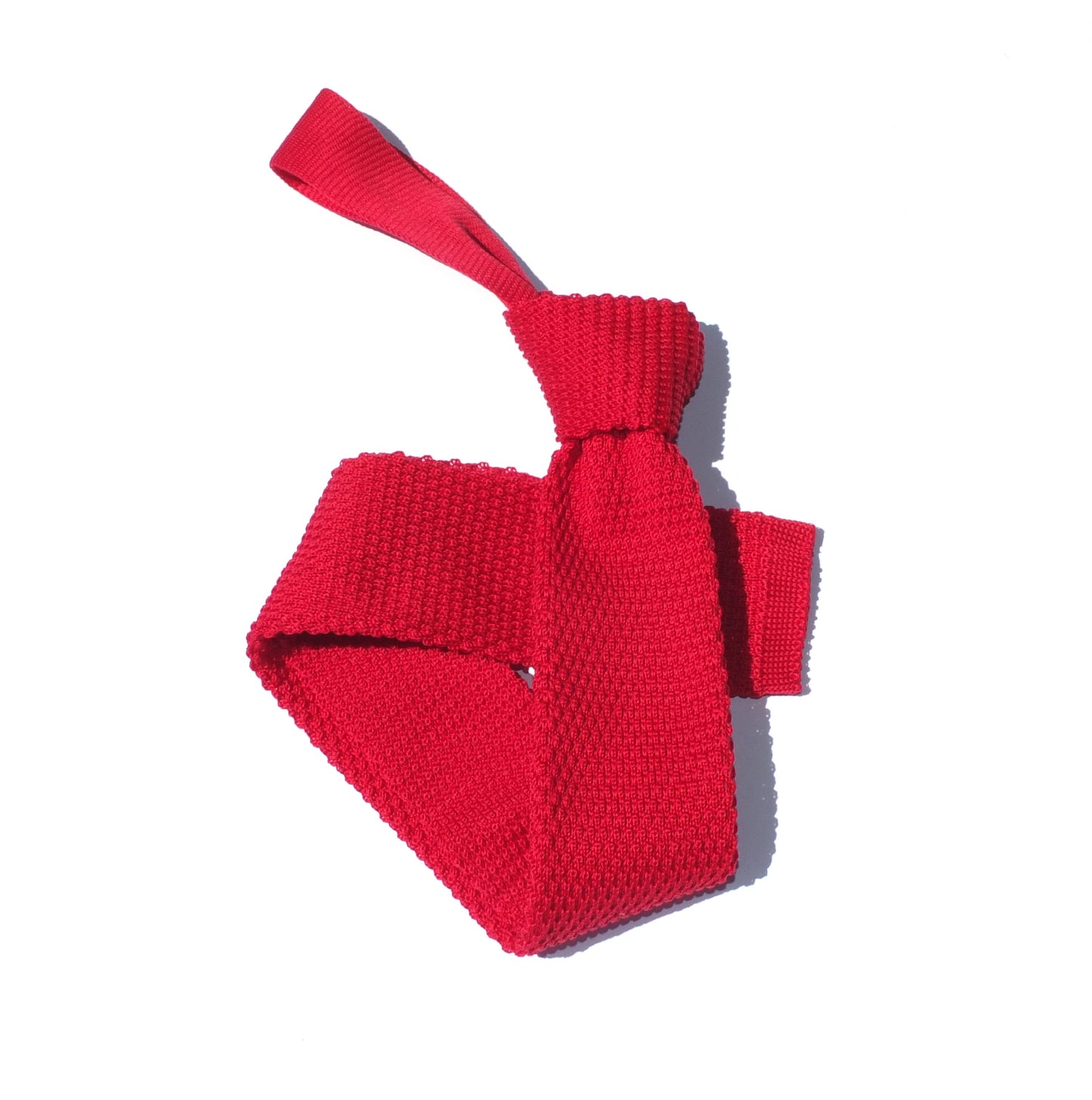 Cravatta a maglia in cotone- Tinta Unita