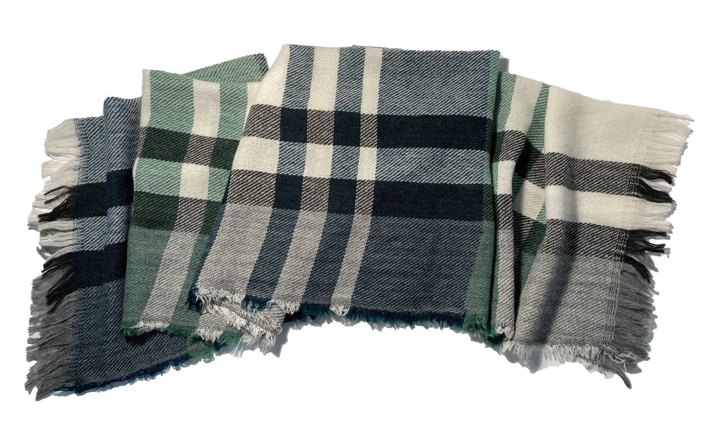 Sciarpa scozzese ampia e morbida