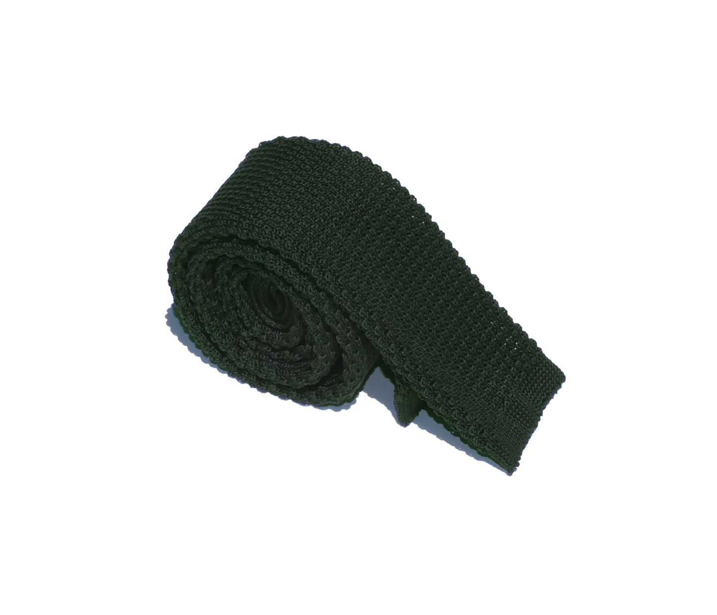 Cravatta a maglia in cotone- Tinta Unita