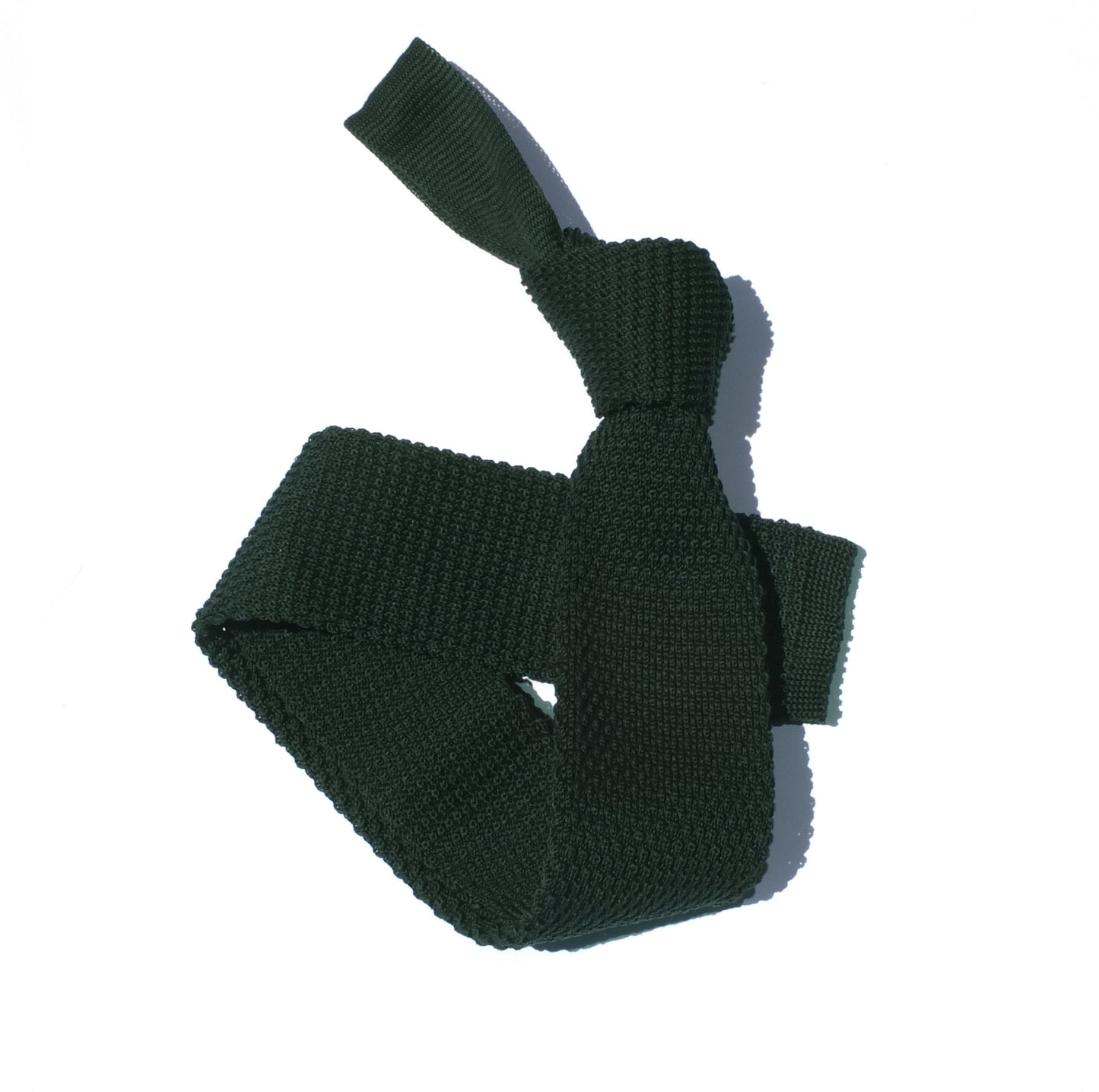 Cravatta a maglia in cotone- Tinta Unita