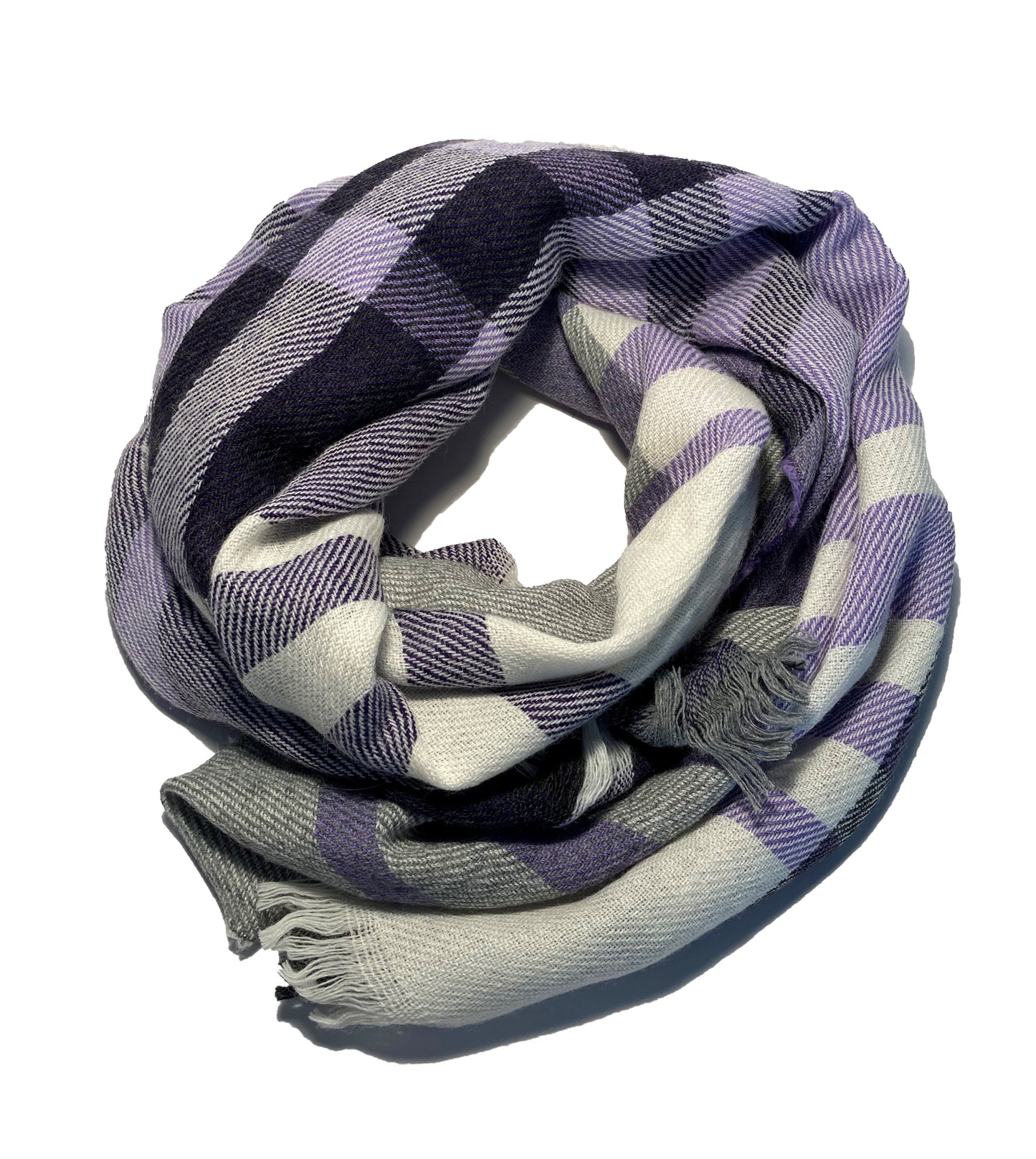 Sciarpa scozzese ampia e morbida