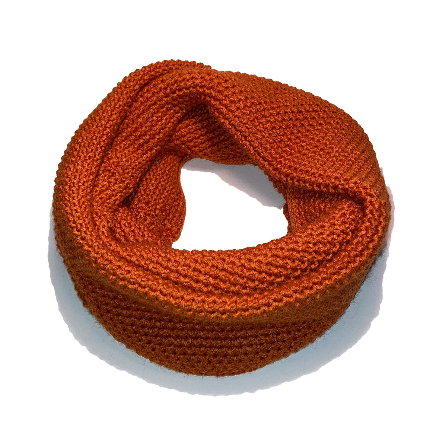 Scaldacollo in lana -grana di riso- Arancione